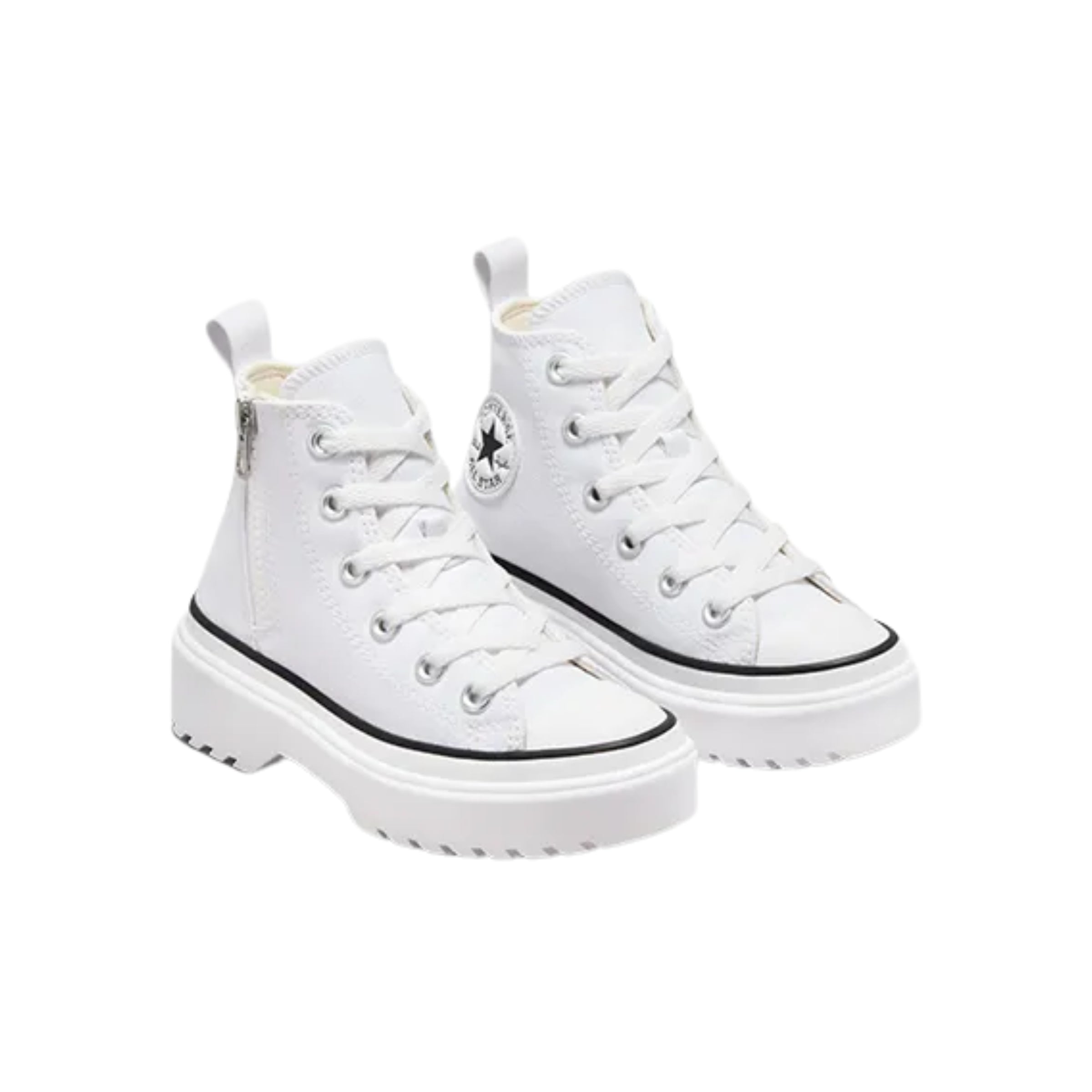 Converse Ladies Sneaker Lugged Heel Platform White-Black